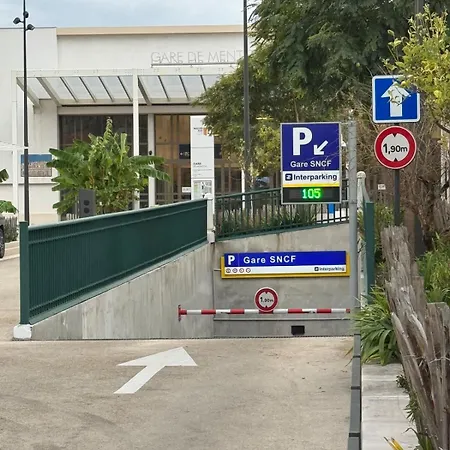 Apartamento Spacieux 2p Design, Proche Gare, Tennis Et Plages Menton
