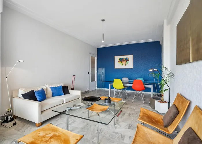 Апартаменты Spacieux 2p Design, Proche Gare, Tennis Et Plages Ментона